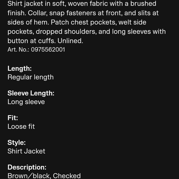 H&M soft & warm womens shirt jacket. - Picture 3 of 3